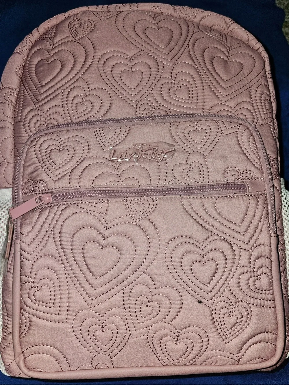 NEW BETSEY JOHNSON PINK BACKPACK WITH PURSE
